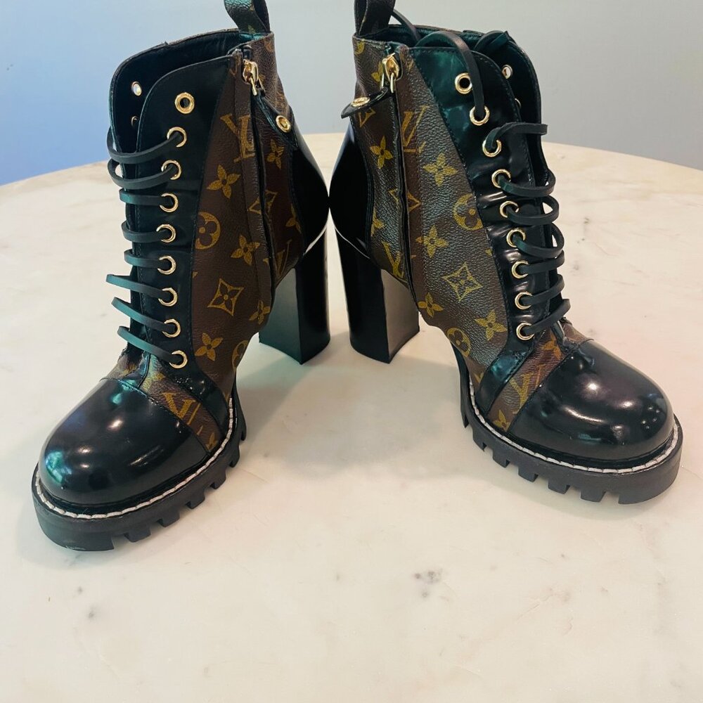 Authentic Louis Vuitton Star Trail Ankle Boots